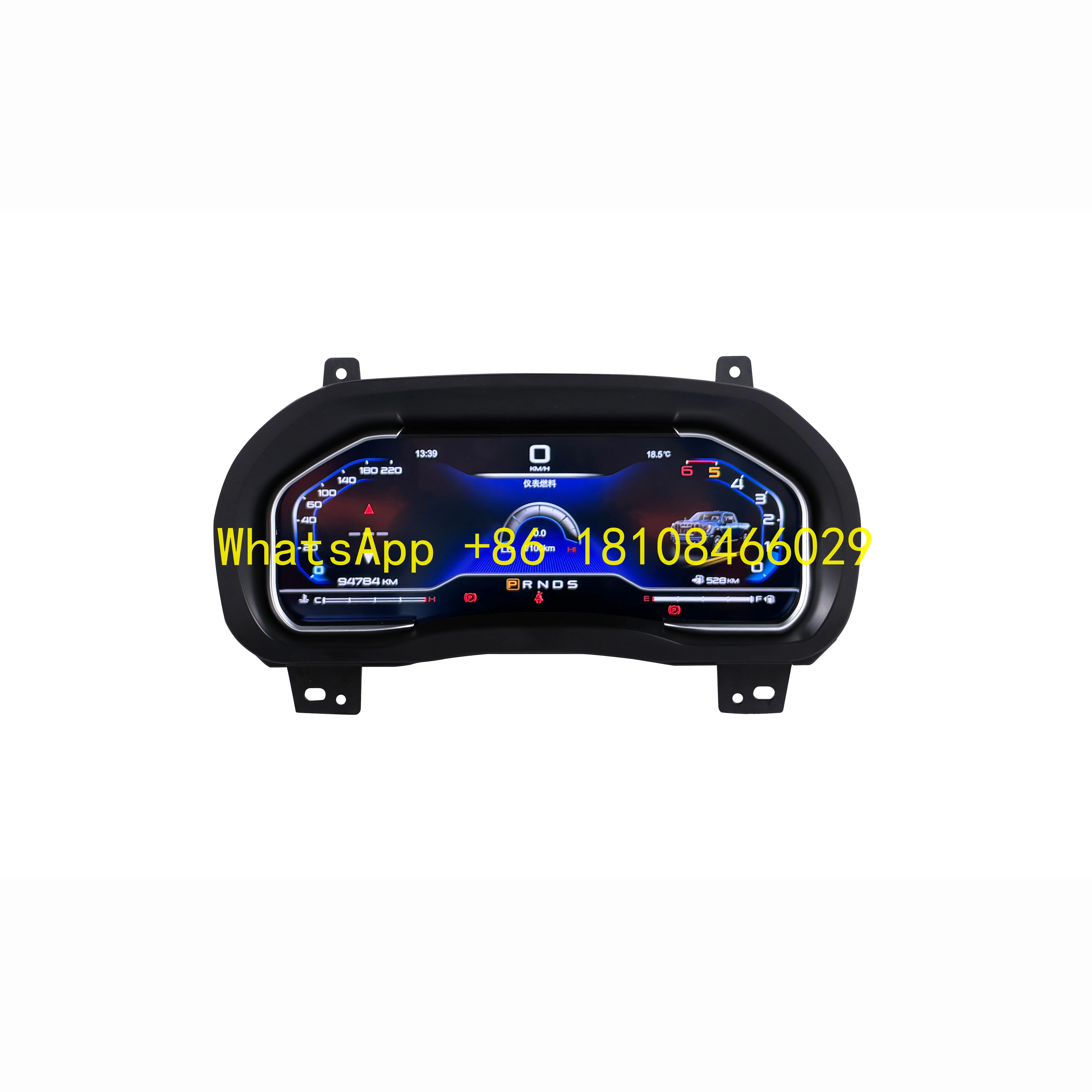 

12.3" LCD Dashboard Panel Display Digital Cluster for Chevrolet Silverado 2013-2019/GMC SIERRA Virtual Instrument Speedometer