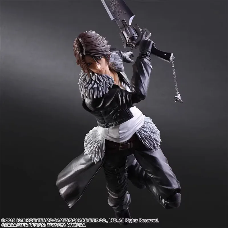 Oryginalna figurka akcji SQUARE ENIX PLAY ARTS Final Fantasy VIII FF8 Squall Leonhart Aktywne stawy Model Kolekcje Prezent Bez pudełka