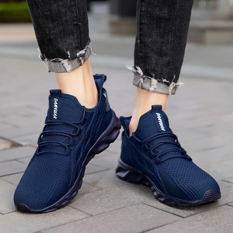 Damyuan Fashion sepatu olahraga pria Sneakers pria antiselip 2024 bersirkulasi sepatu atletik kasual tenis ukuran besar 40-46 Hombre