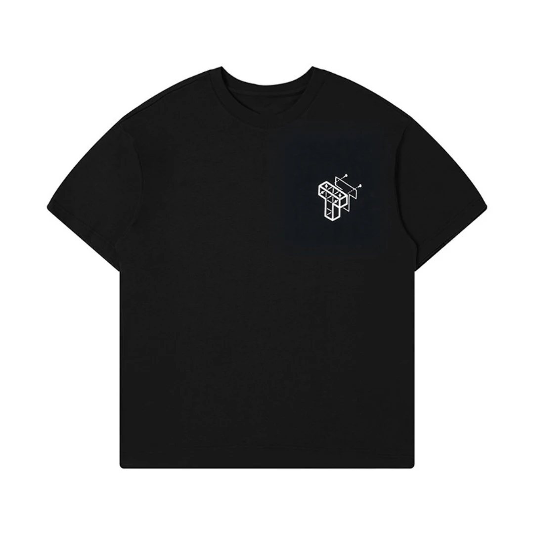 

Men's wear - T-shirt 2025 Summer New Trend Street Style Loose printed short-sleeved round-neck top for men and women