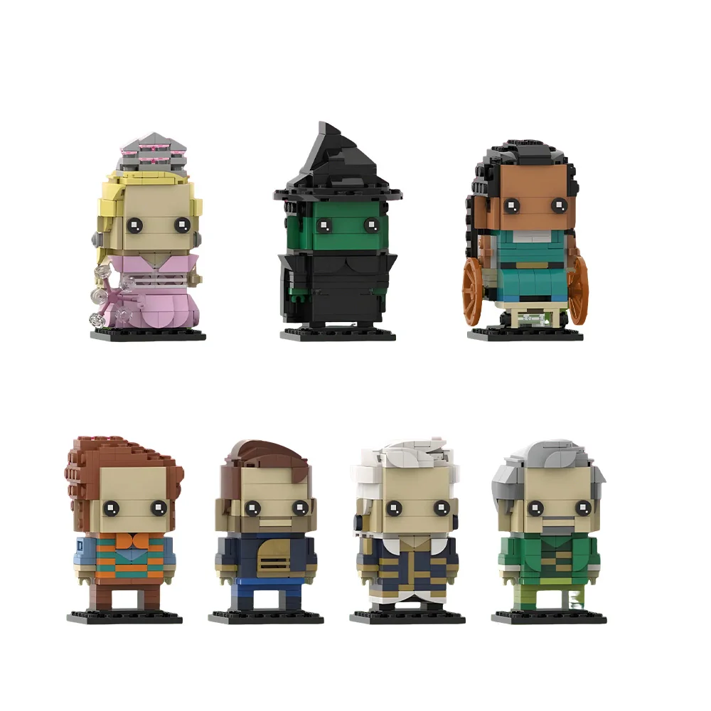 blocs-de-construction-moc-movie-magic-witch-modele-elphaba-glinda-figurines-de-sorcieres-magiques-briques-jouets-d'assemblage-cadeaux-d'anniversaire-pour-enfants
