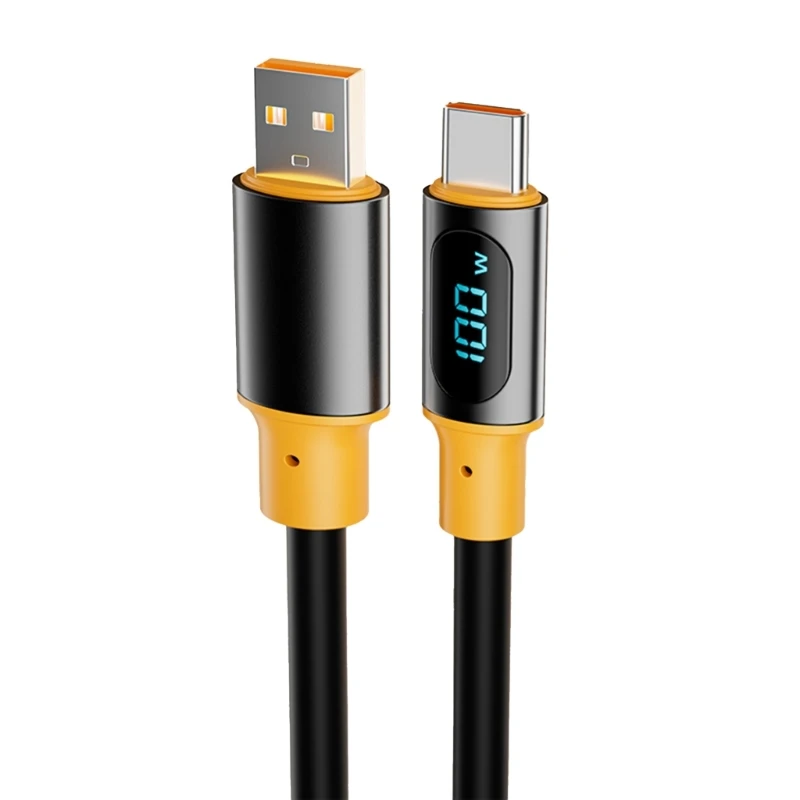 العرض الرقمي USB ذكر إلى USB C ذكر موصلات سلك الطاقة شحن خط البيانات