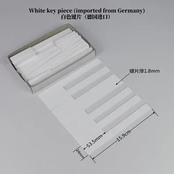 Piano accessories tools white keys piece imported from Germany Matte ordinary