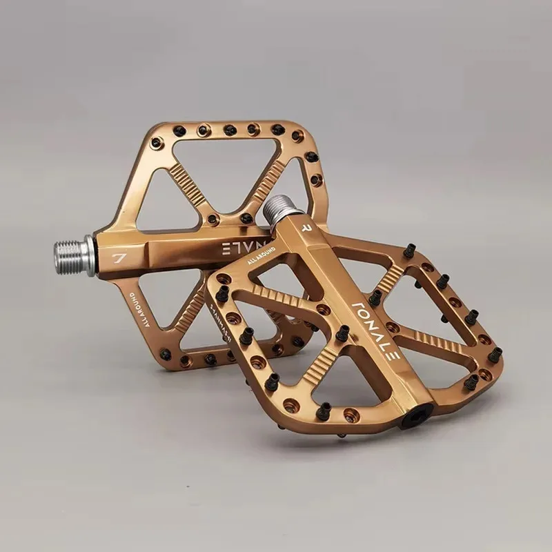 MTB Fahrradpedale aus Titan, rutschfest, CNC, 3 Lager, Aluminiumlegierung, Fahrradpedale, Radpedale für Mountainbike-Zubehör