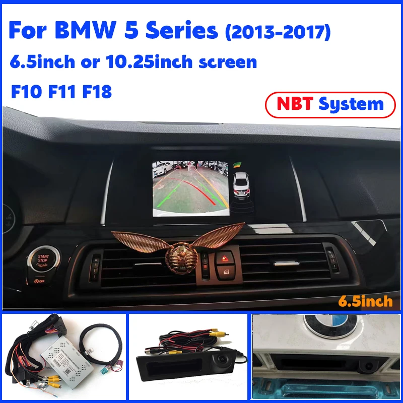 HD Rear View Reverse Camera recoder module For BMW 5 Series 525 520LI F10 F11 F18 Camera interface Adapter 2013-2017 NBT system