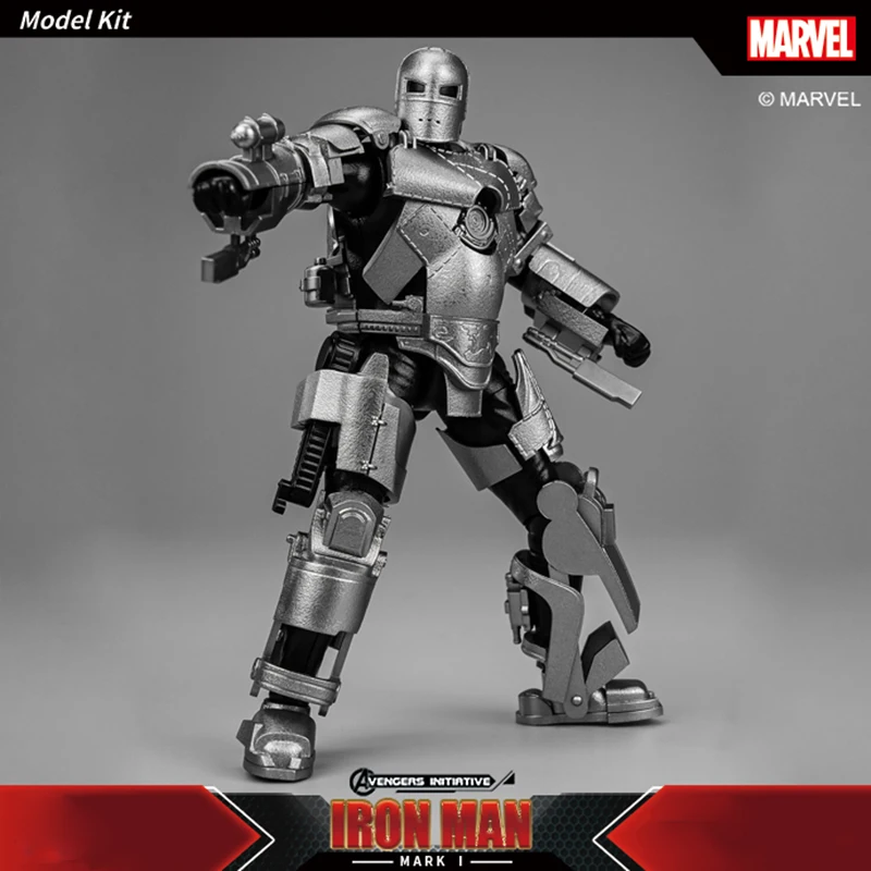 Fondjoy The Avengers Iron Man MK1 MK2 MK3 MK4 MK5 MK6 Assemble Toy Iron Man Model ABS Material 1/12 Action Figures Toy Boys Gift