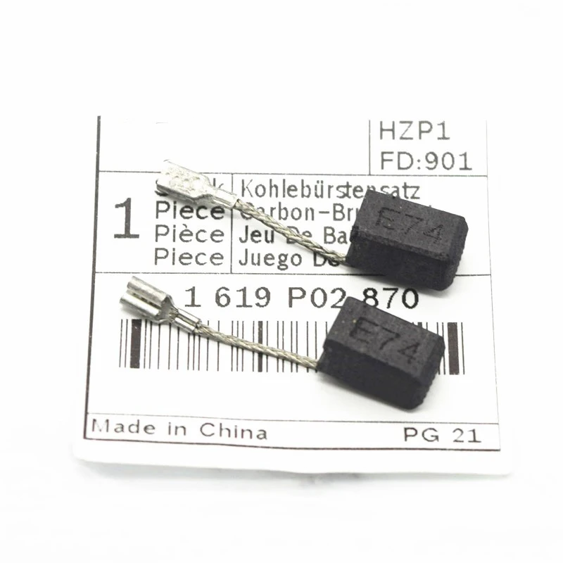 

E74 Carbon Brush for Bosch Angle Grinder GWS7-100/7-125 GWS720 GWS750-100/750-125 Grinder Accessories 1619P02870