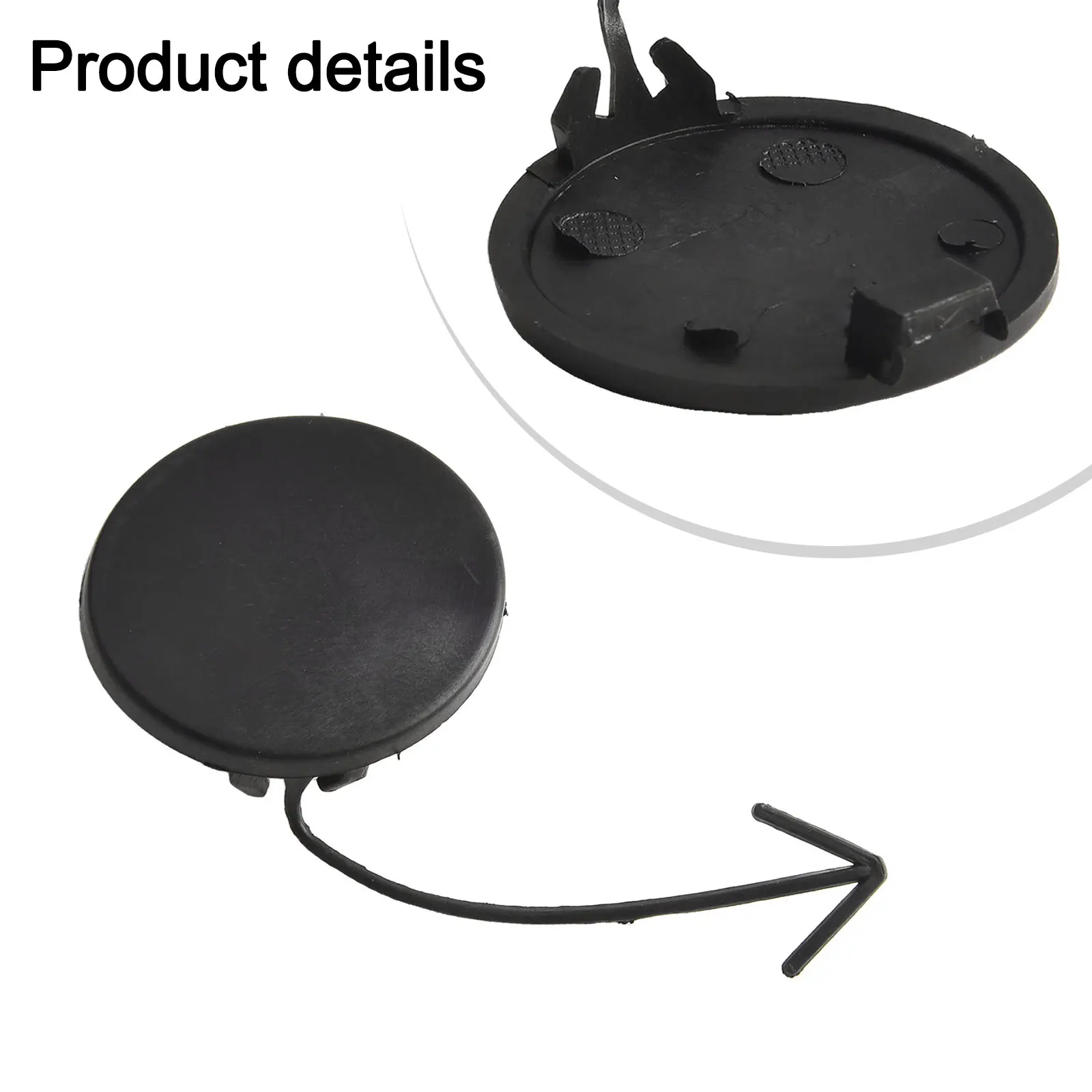 Brand New High Quality Tow Cover Tow Cap Parts Plastic Practical Accessories Eye Cap For Jetta MK6 Front Bumper