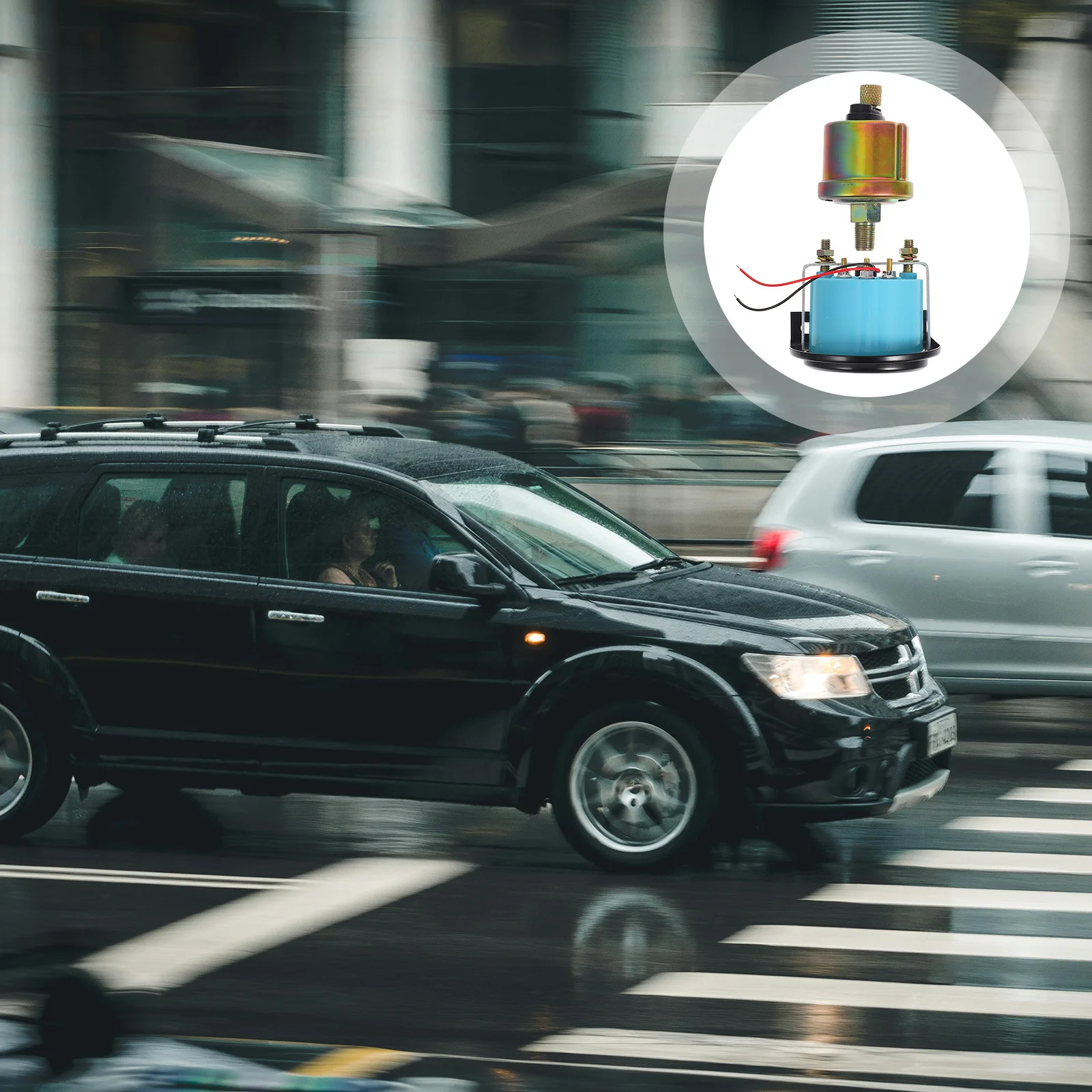 

Oil Pressure Gauge 12V Universal Car Voltage Meter For Automotive Truck Vehicle High Accuracy Real-Time Monitoring Iron