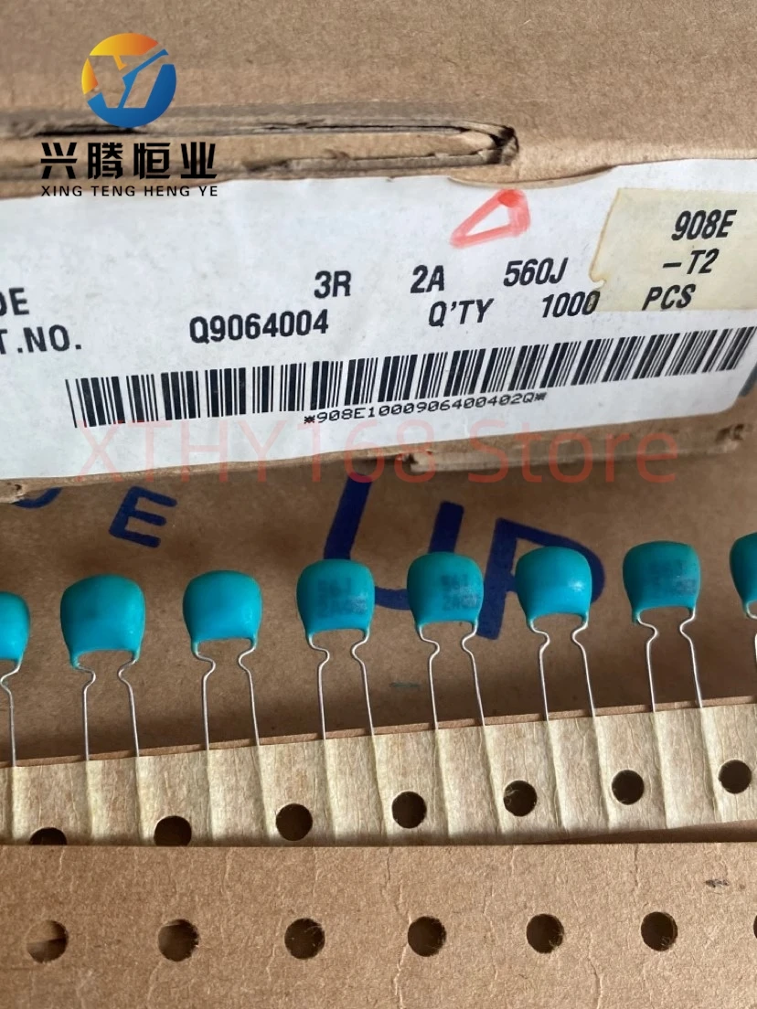 

10 шт., медная ножка, 100 В, 56PF/56P, японский TAITSU Xiantong, мягкий корпус, аудиопленочный конденсатор P5 мм