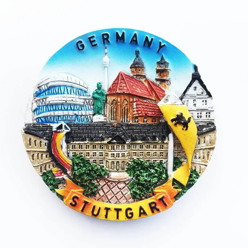 Germany Fridge Magnetic Stickers Berlin Stuttgart Munich Tourist Souvenirs Travelling Fridge Magnets Wedding Gifts Home Decor