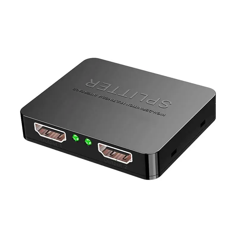 

Video Splitter 1 In 2 Out Display Duplicator 3D Resolutions Video Distributor Display Switcher Adapter HD Video Adapter For