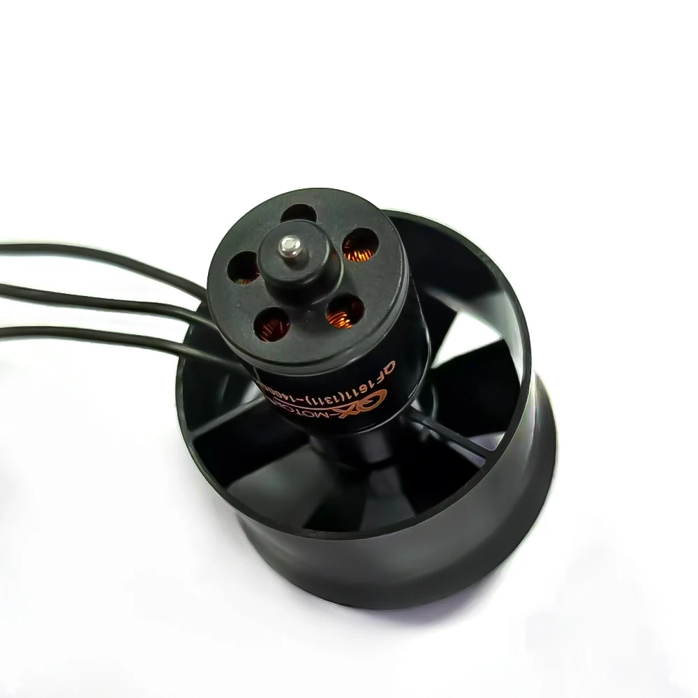 QX-Motor 30mm EDF 6 Blades Fan With QF1611(1311) 4000KV 5000KV 6000KV 7000KV 14000KV Brushless Motor For RC Drone Model Parts