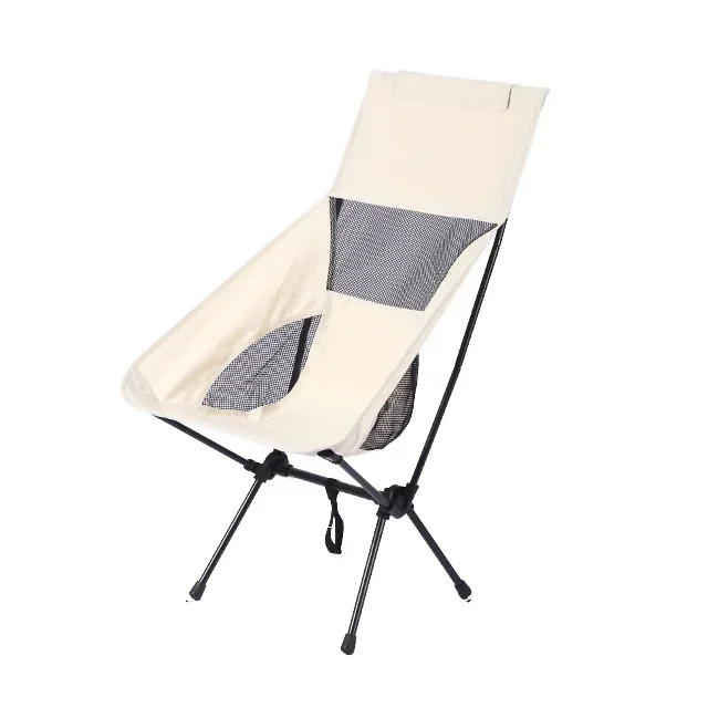 Portable Director Moon Chairs with Backrest head support For Camping Park Beach Events