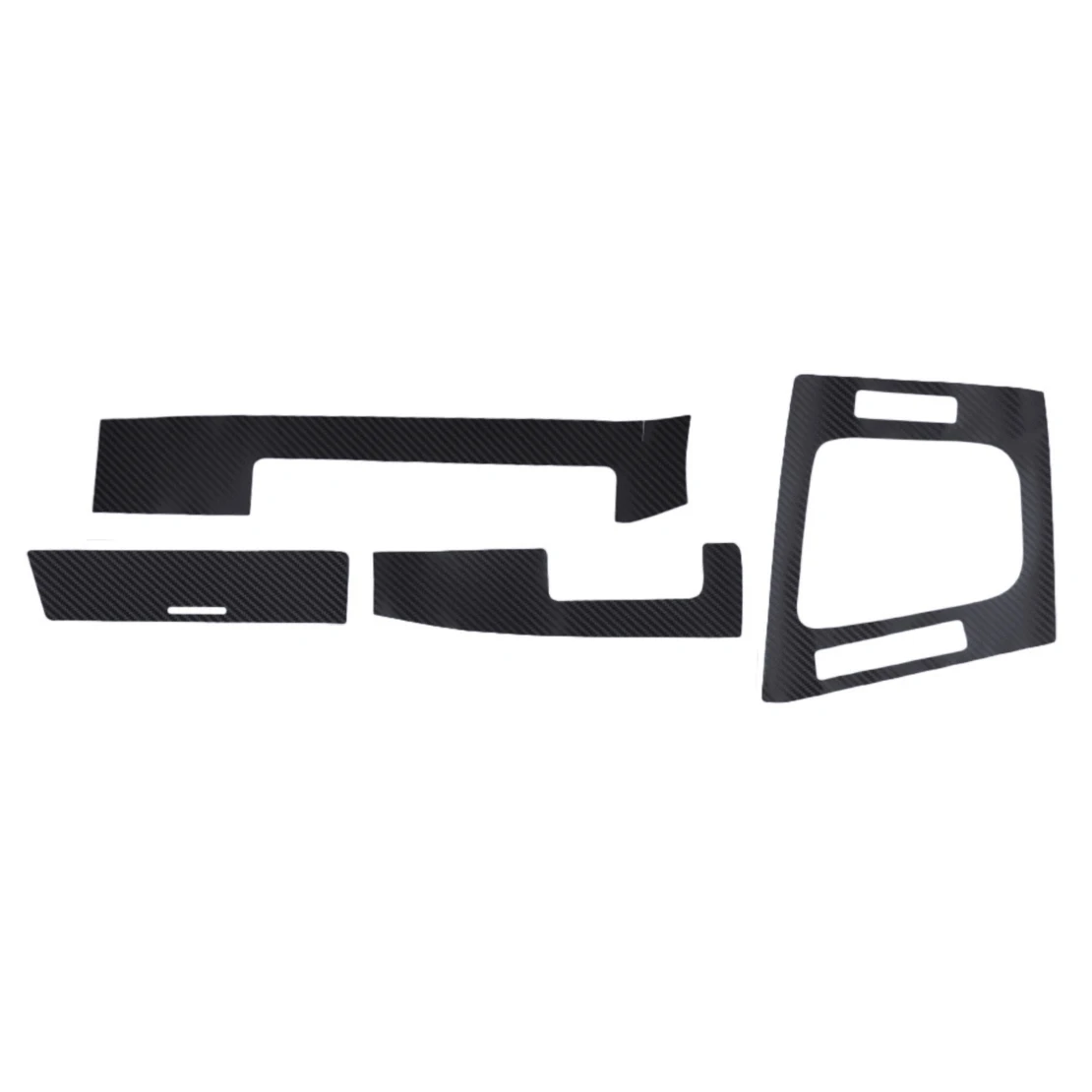 الداخلية داش مجلس والعتاد التحول ، غطاء لوحة المركزية ، ثلاثية الأبعاد الأسود ، بك ، لد ، يصلح لسيارات BMW 3 سلسلة E46 ، 1998-2005 ، ألياف الكربون نمط ، بك #5