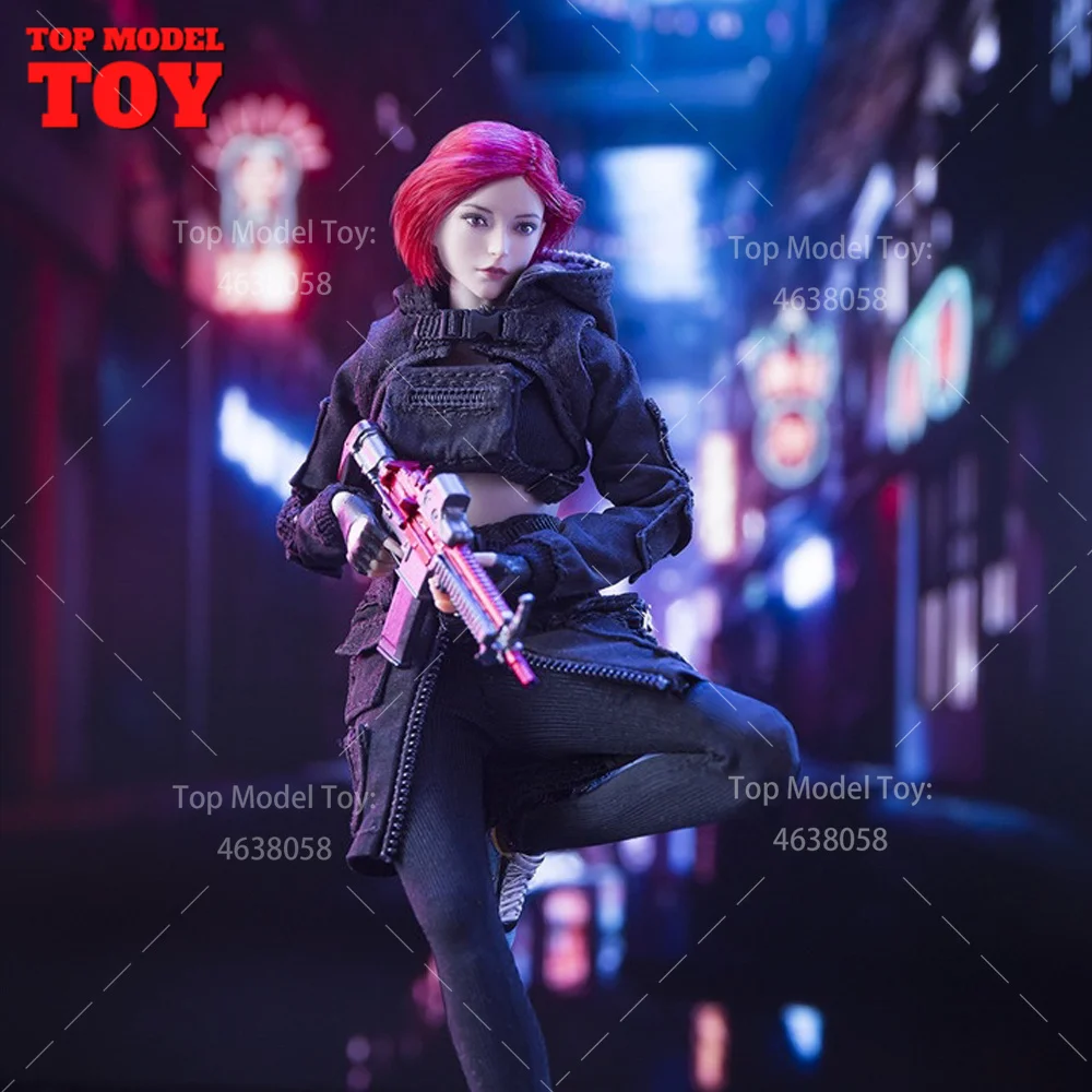 VERYCOOL VCF-3006 1/12 Trickybaby 12 Rainbow Figure Model 15cm Full Set Female Soldier Action Doll For Collection