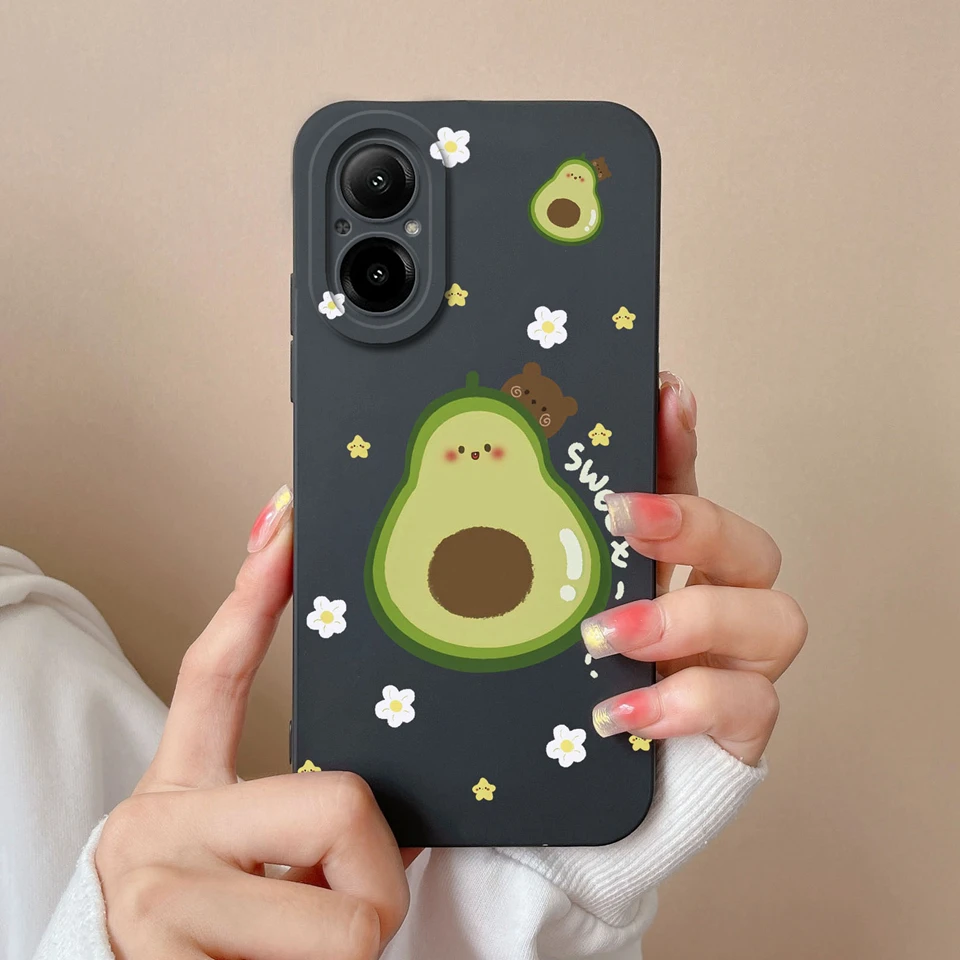 For Oppo Realme C67 4G Case Lovely Cat Liquid Silicone Durable Fashion Simplicity Back Cover For Oppo Realme C67 RealmeC67 Funda