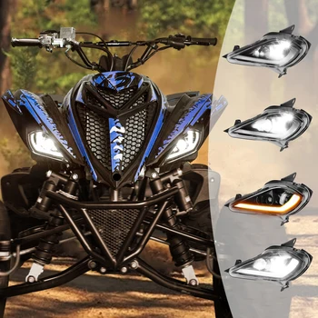 KEMIMOTO LED-Scheinwerfer für Yamaha Raptor 700R 700 YFZ450 YFZ450R YFZ450X Wolverine 450 350 2006–2024 2025 DRL Blinker