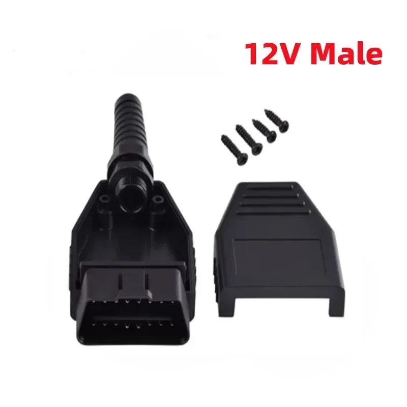 ذكر Famle موصل 12 فولت 24 فولت J1962 سيارة obd قذيفة التوصيل مع مسامير obd2 16pin obd لتقوم بها بنفسك تجميع واجهة التشخيص المقبس
