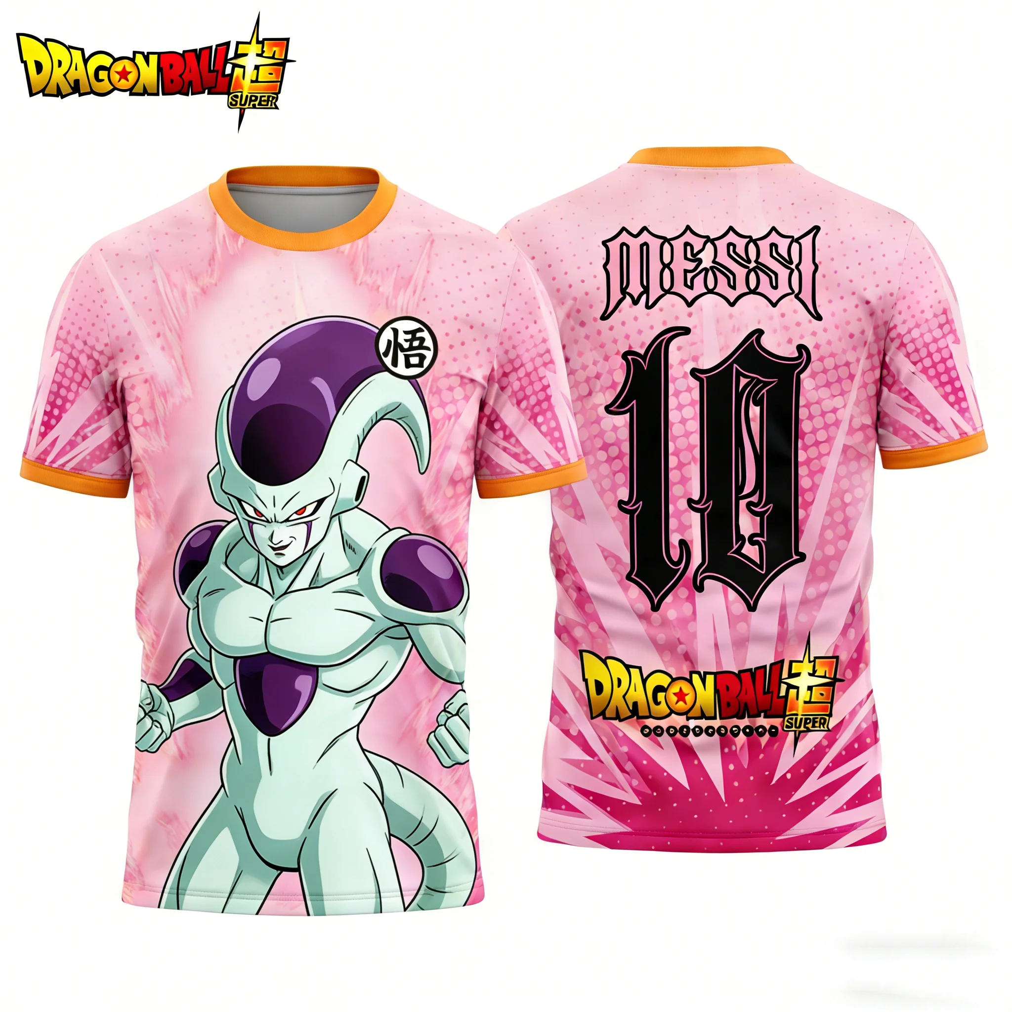 

Dragon Ball "kamikaze Jerseys Lionel Messi 10 Football Shirts Autumn Quick-drying Men's T-shirts, Children's Clothing T-shirts