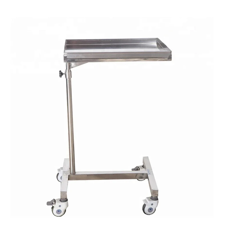 EUR VET Factory Price Veterinary Equipment Trolley Stainless Steel Medical Hospital Trolley Pet Hospital Trolley