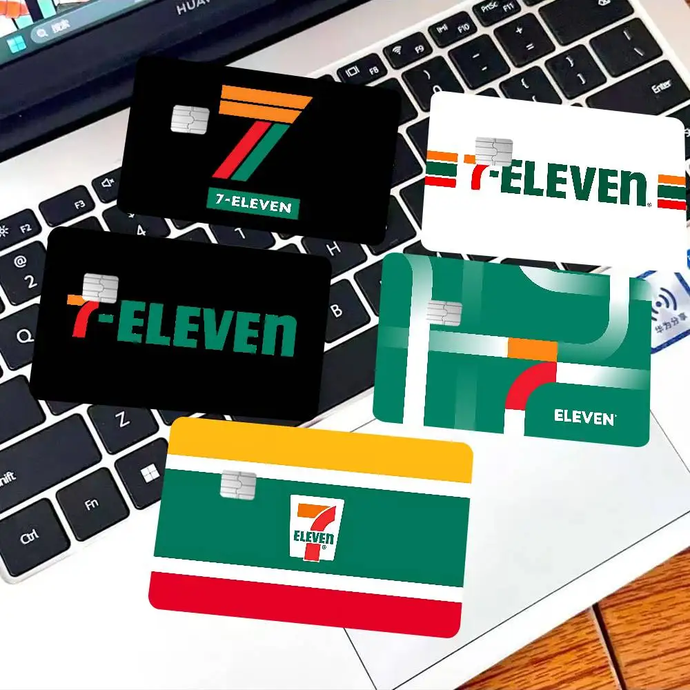 7-E-ELEVENS Anmie Sticker Film Skin Cover for Credit Card Debit Bank Card Front