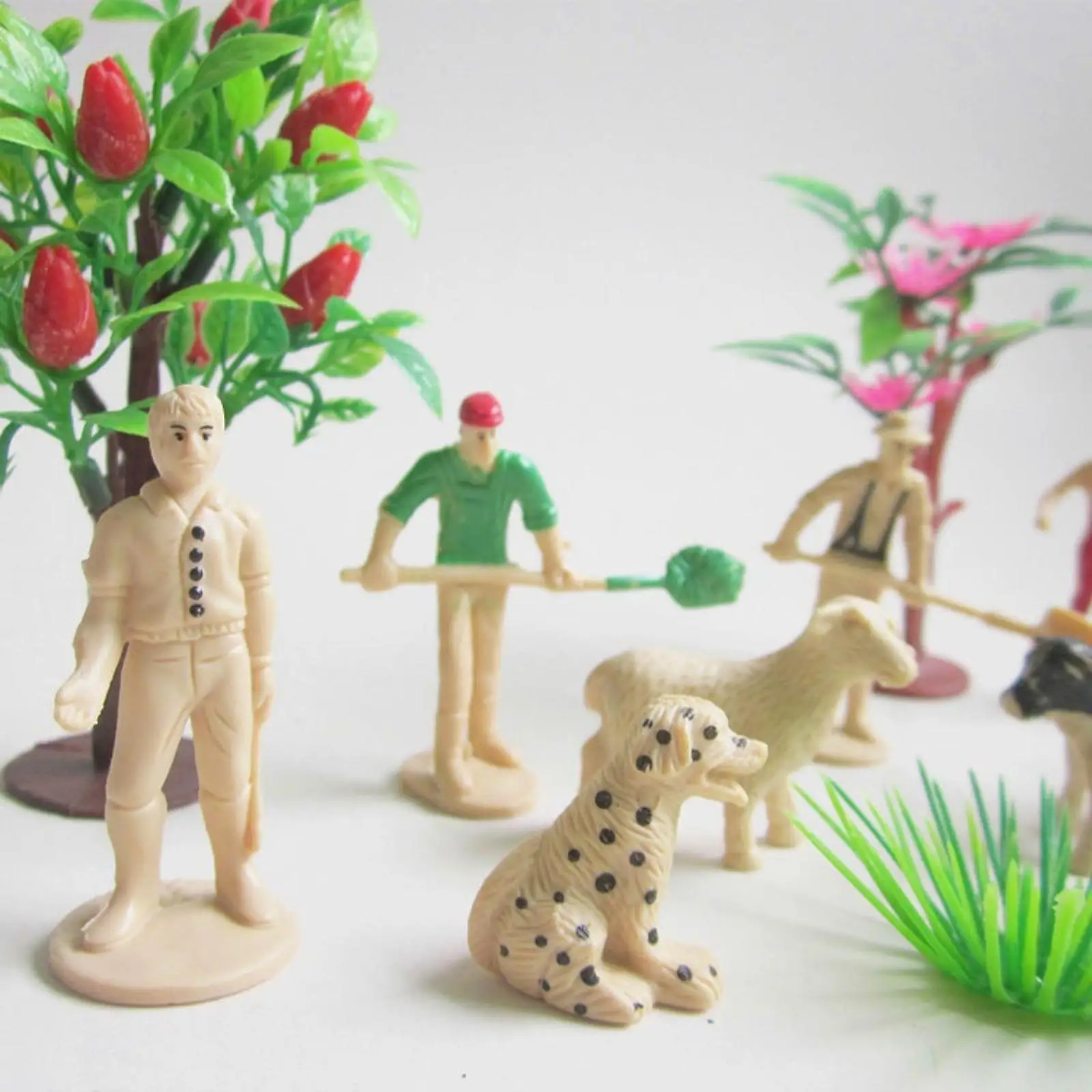 8x نموذج حيوان صغير ما قبل التاريخ ديكور سطح المكتب محاكاة شخصيات الحيوانات