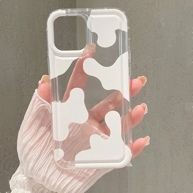 Colorful Cow Clear Phone Case for Xiaomi Redmi Note 12 4G Redmi Note 13 Pro Plus 5G 12S 11S 11 10S 10 9S Anti-Drop Airbag Cover