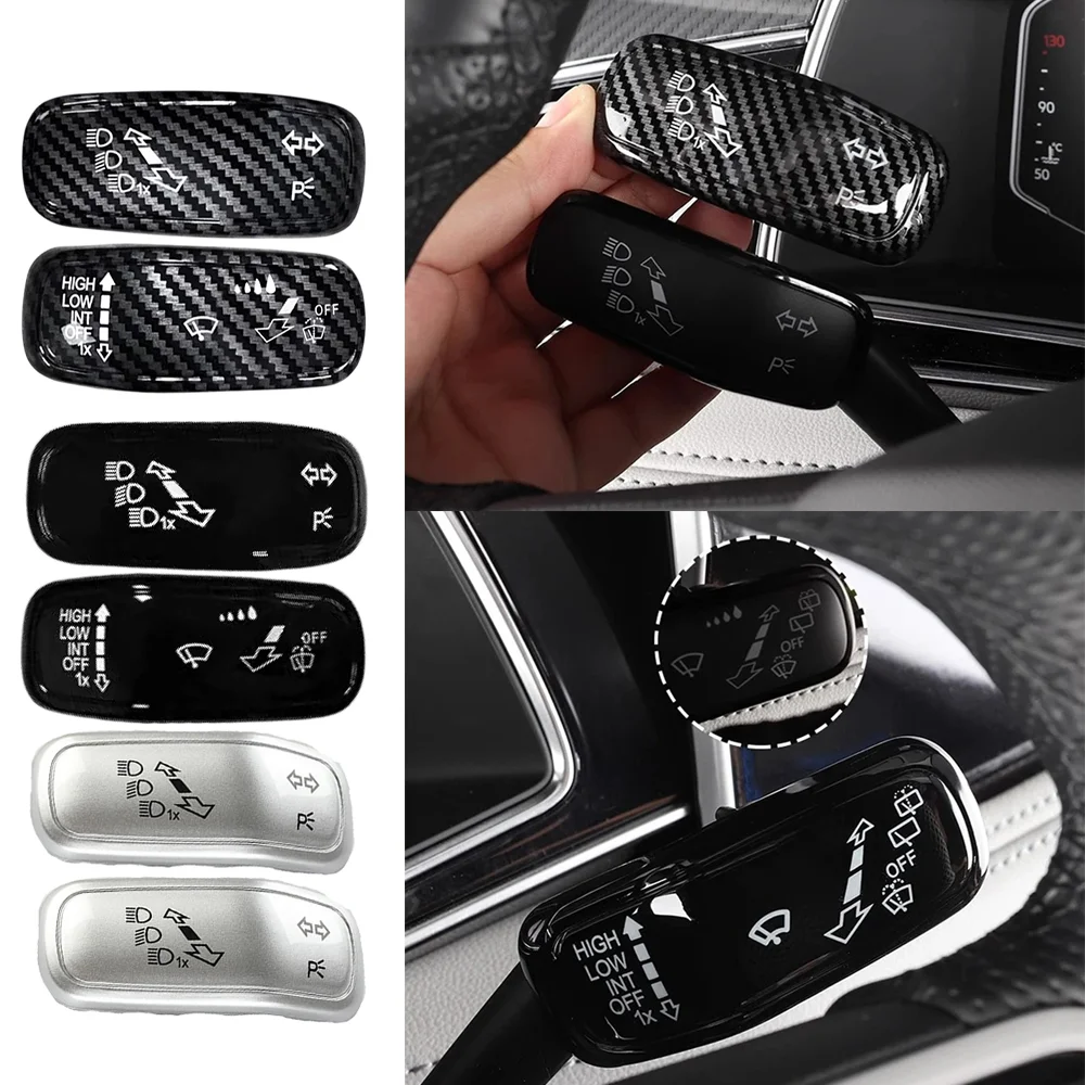 

Steering Rod Cover ABS Wear-resistant Wiper Switch Trim Multi Color Waterproof Car Decoration Quick Installation for VW Models