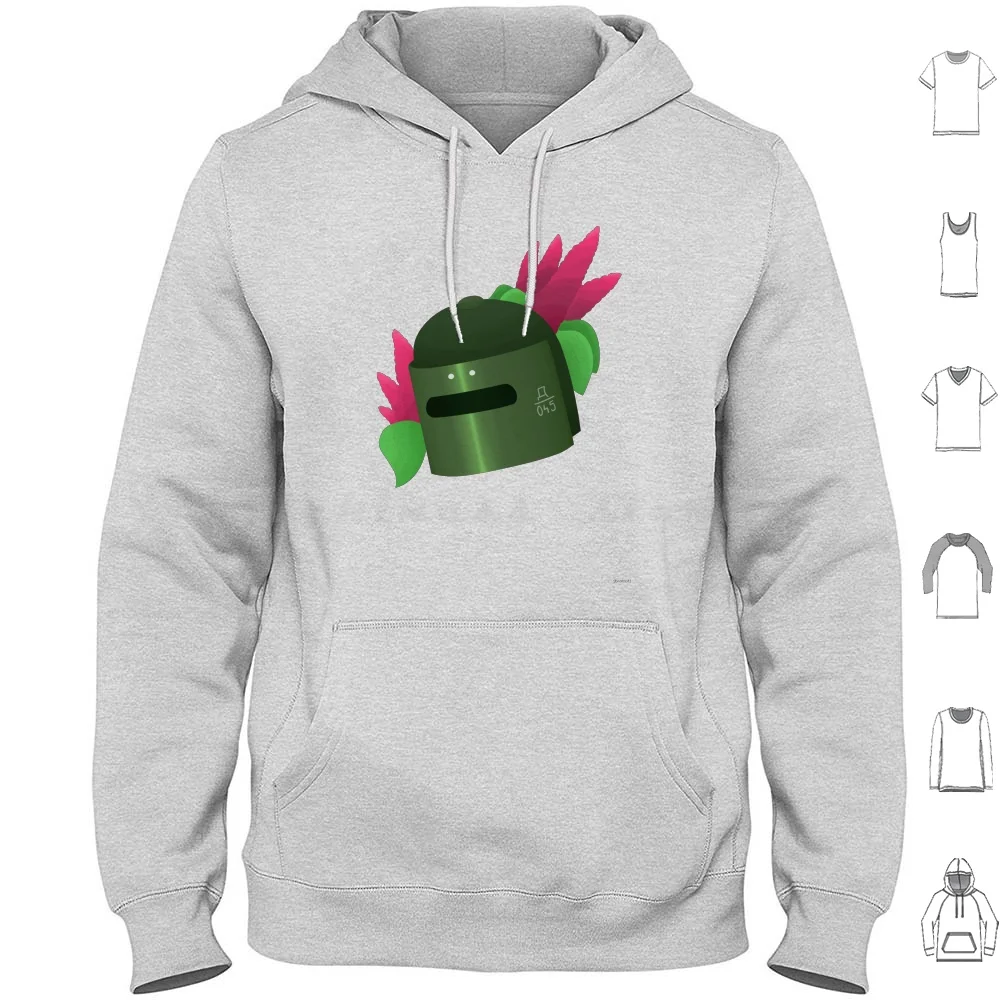 Floral Tachanka Hoodies Long Sleeve Siege R6 Tachanka Spetsnaz Amaranth Flowers Helmet Gaming Gamer Fps Lord Tachanka