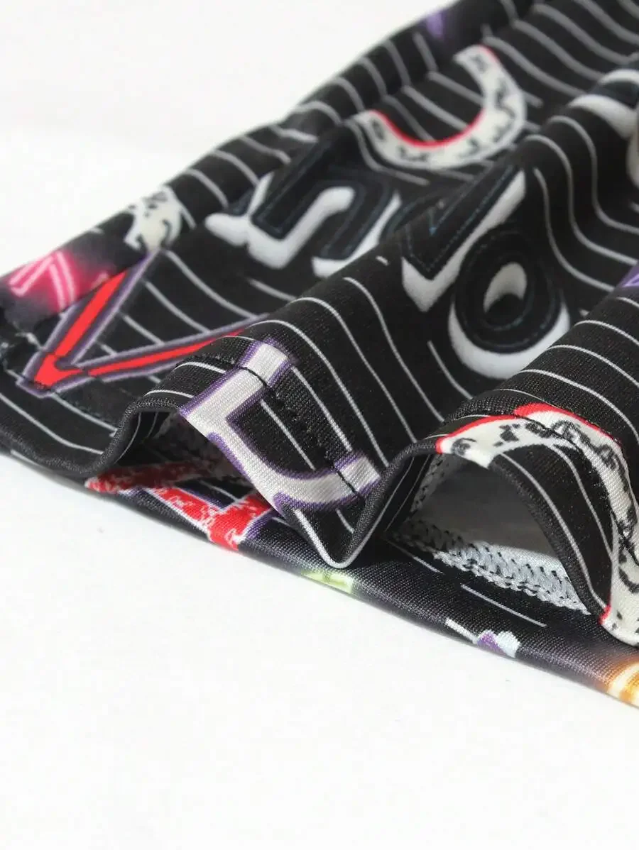

5 Pcs Mens Letter Print Boxer Shorts
