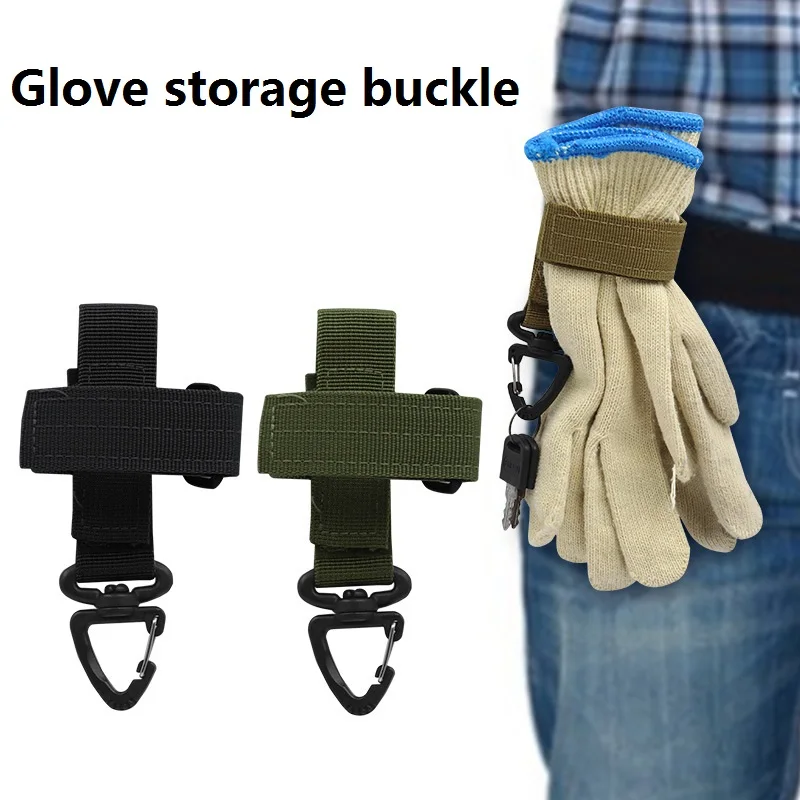 3PCS/SET Multi-purpose glove buckle military fans outdoor tactical gloves climbing umbrella rope triangle