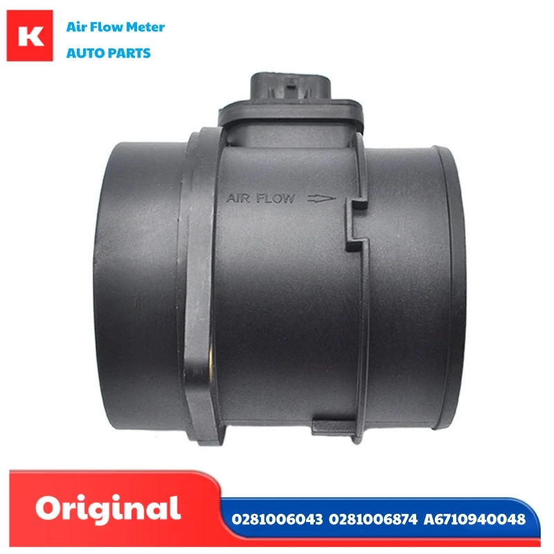 Sensores Maf para coche, medidores de flujo de masa de aire 0281006043 0281006874 A6710940048 0281006044 para Ssangyong Actyon Korando III Rodius Rexton