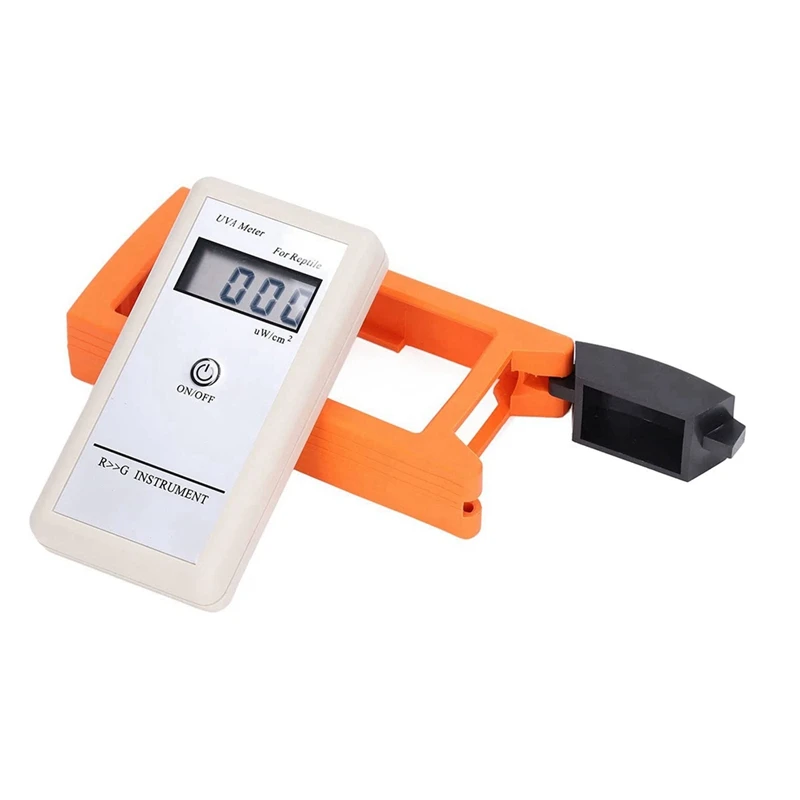 

Reptile UV Index Meter, 0‑1999 Μw/Cm² UV Strength Tester 3.5-Bit LCD UVA Solar Lamp For Crawler Lamp UVA Daily Detection