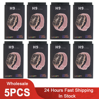 5Pcs/Lot H9 Smart Watch Men Women Gifts 2.01'' Full Touch Screen Sport Fitness Tracker Smartwatch BT Call Digital Wristwatch