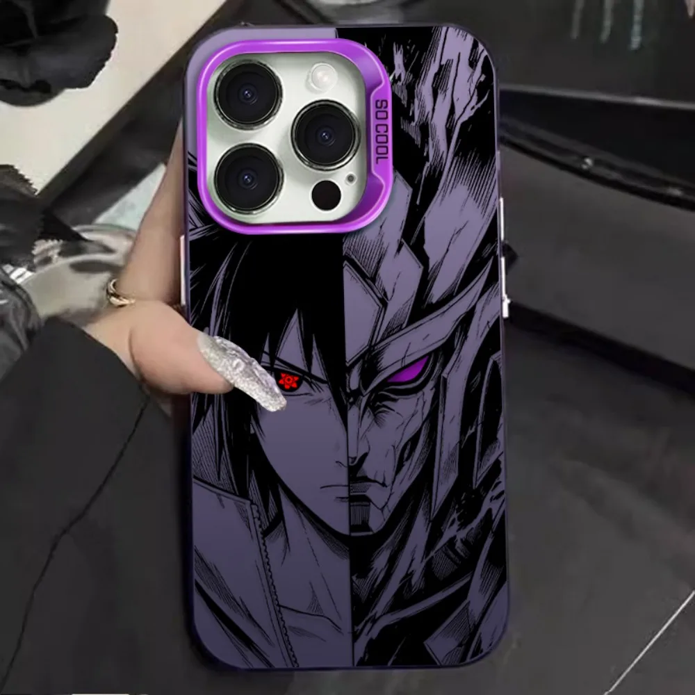 HOT Handyhülle für iPhone 18 17 17e 16e 16 15 14 13 12 11 mini Pro Max Air Plus Sturzsichere Matte NarutoS KuramaS Sasuke SusanooS – Detail 4
