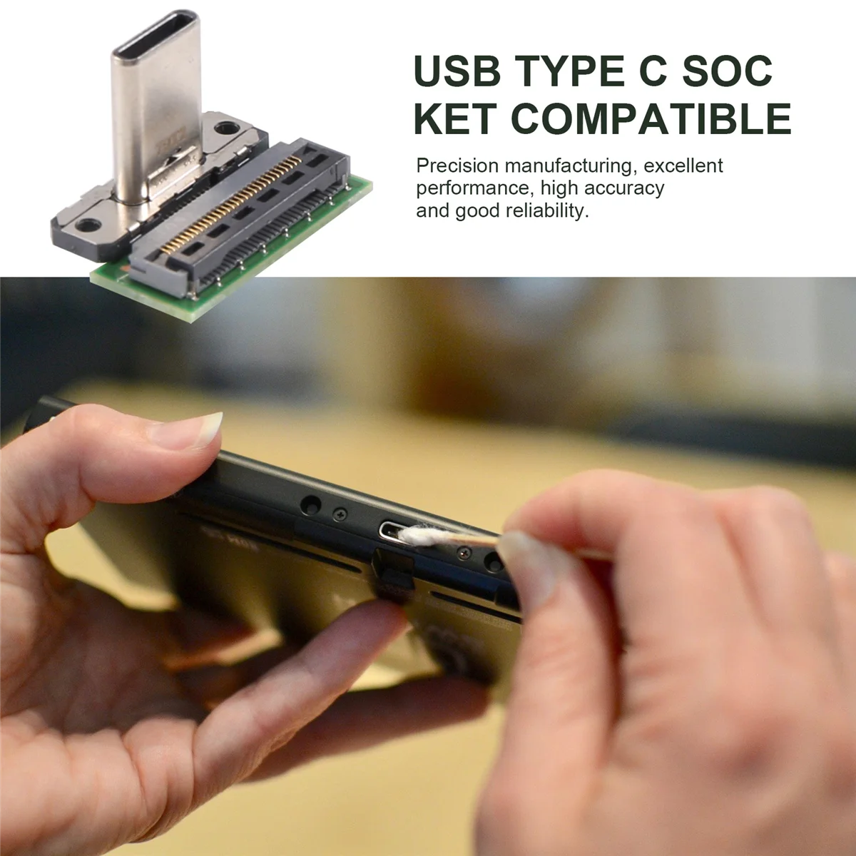 مكون بديل محطة إرساء ، موصل قفص الاتهام ، منفذ الشحن ، مقبس USB من النوع C ، متوافق مع التبديل ، ذكر