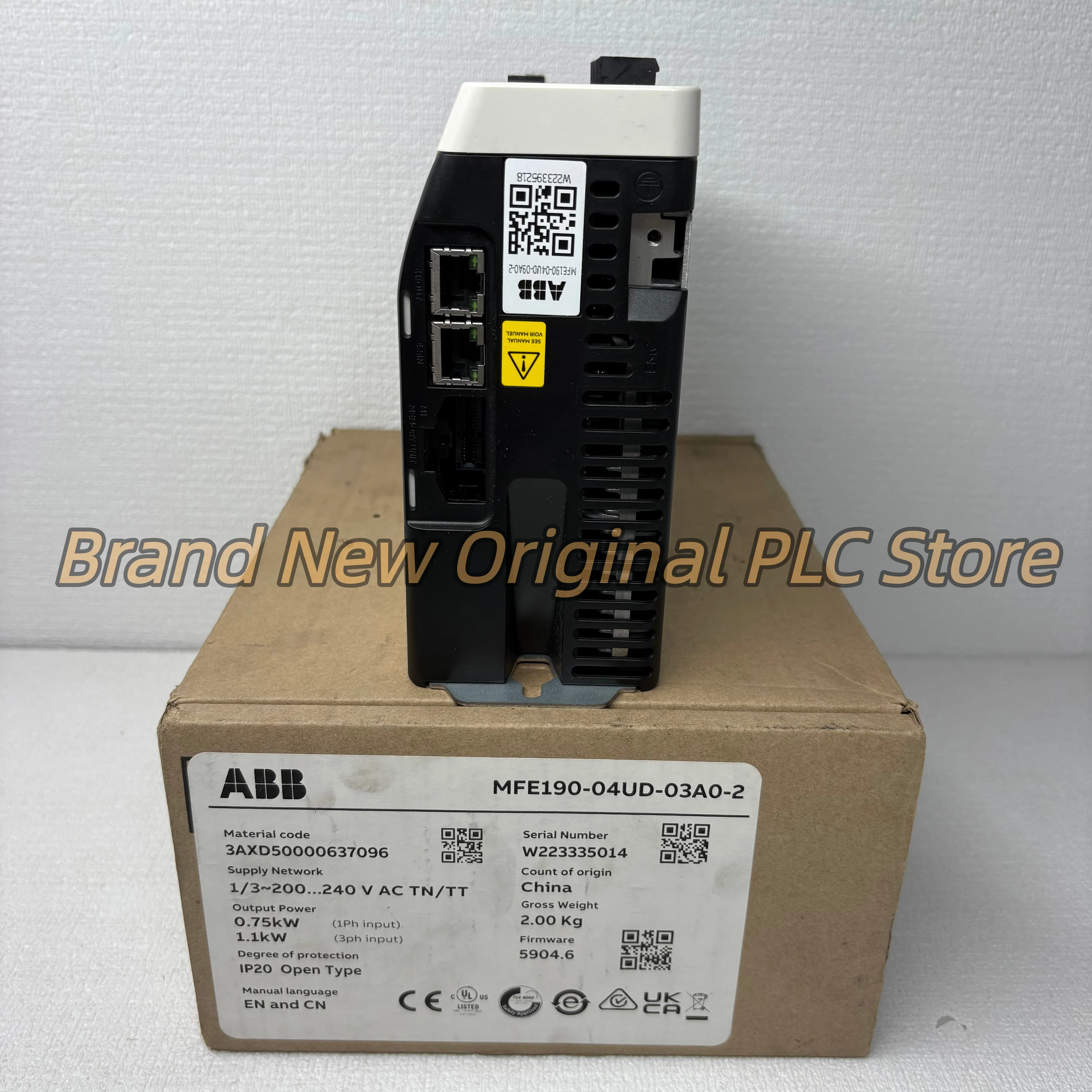 

servo drive MFE190-04UD-03A0-2(3AXD50000637096) 100%NEW