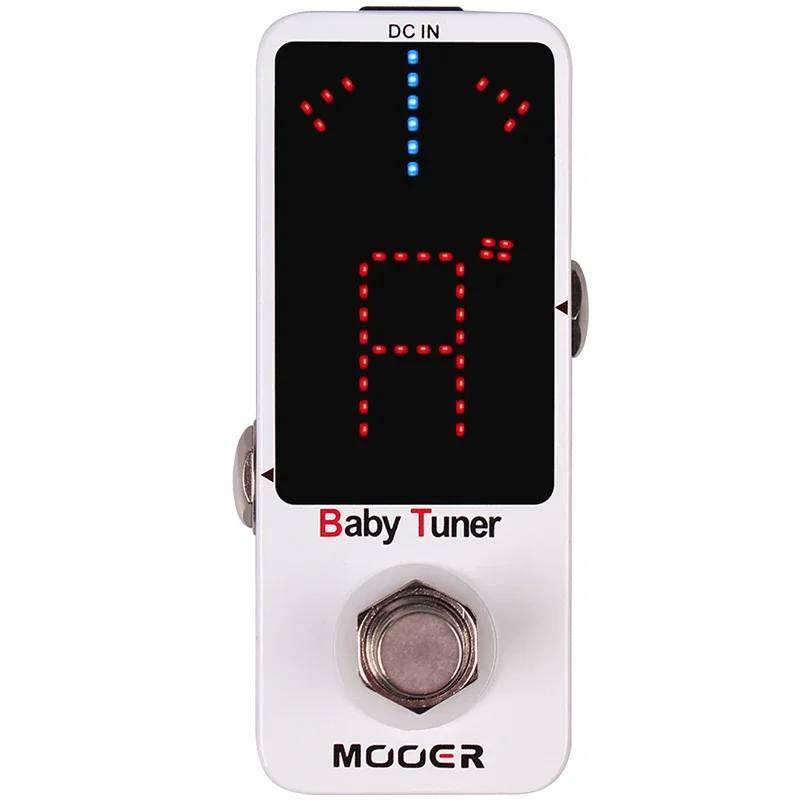 

MOOER Baby Tuner Guitar Effect Pedal High Precision LED Display True Bypass Bass Chromatic Tuner Pedal Guitar Accessories Parts