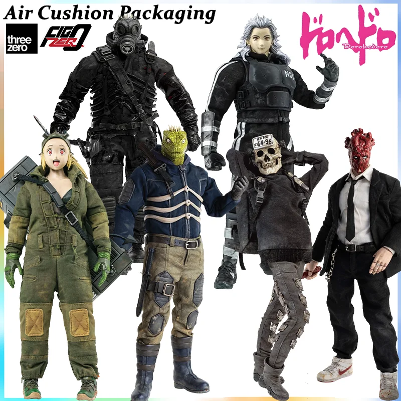 

Threezero Genuine FigZero Series ‌Dorohedoro‌ Kaiman Nikaido Hungry Worm Restaurant Smoke Family Anime Action Figures Model Toys