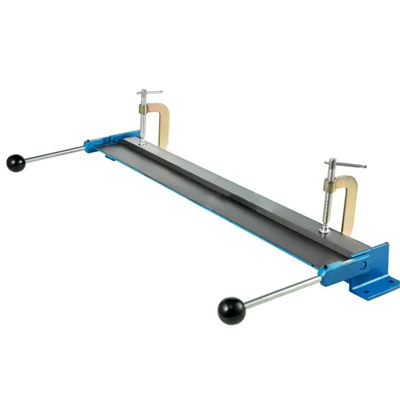 915MM Industrial Metal Bending Brake Rolling Folding Machine Steel Sheet Aluminum Plate Bender Tool with 2 C-shaped Clamp