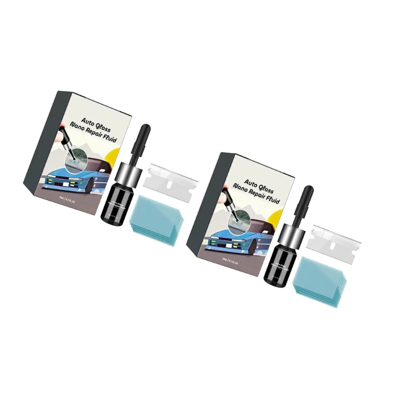 자동차 유리 균열 수리 스크래치 제거제 자동 유리 나노 수리 유체 30ml