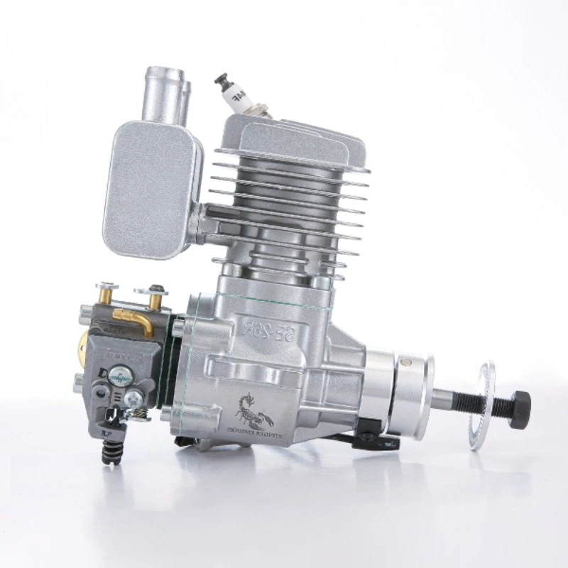 Aircraft Model Engine RCGF Stinger 26cc Rear Metal Aircraft Model Two-stroke Remote Control Fixed-wing Engine Model Toys - Image 6