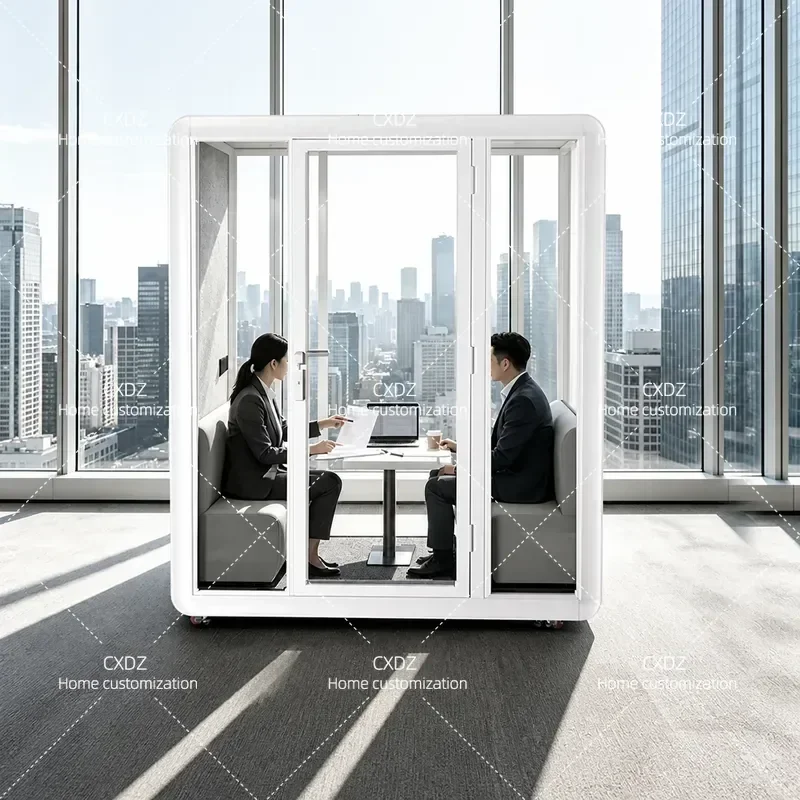 ZHS Soundproof Phone Booth Recording Studio Cabin Silent Room for Live Streaming Indoor Customized Home Office Noise Isolation
