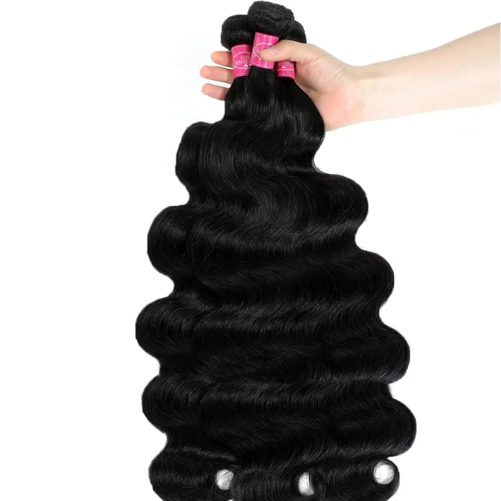 10A Brazilian Human Hair Bundles Body Wave 2/3/4 Bundles Human Hair 14 16 18 Inch Virgin Hair Bundles