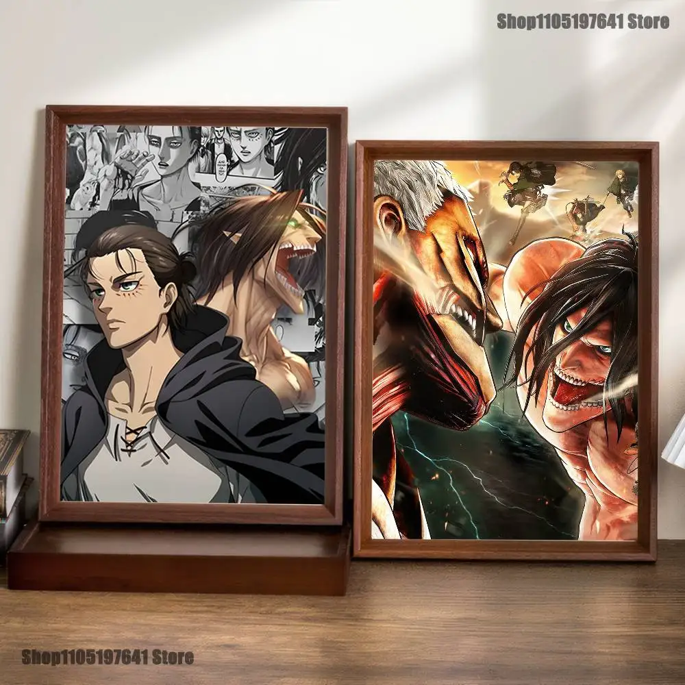 

Eren Y-YeagerS Poster Prints Wall Art Picture Painting Gift Living Room Restaurant Bar Large Dec Sticker
