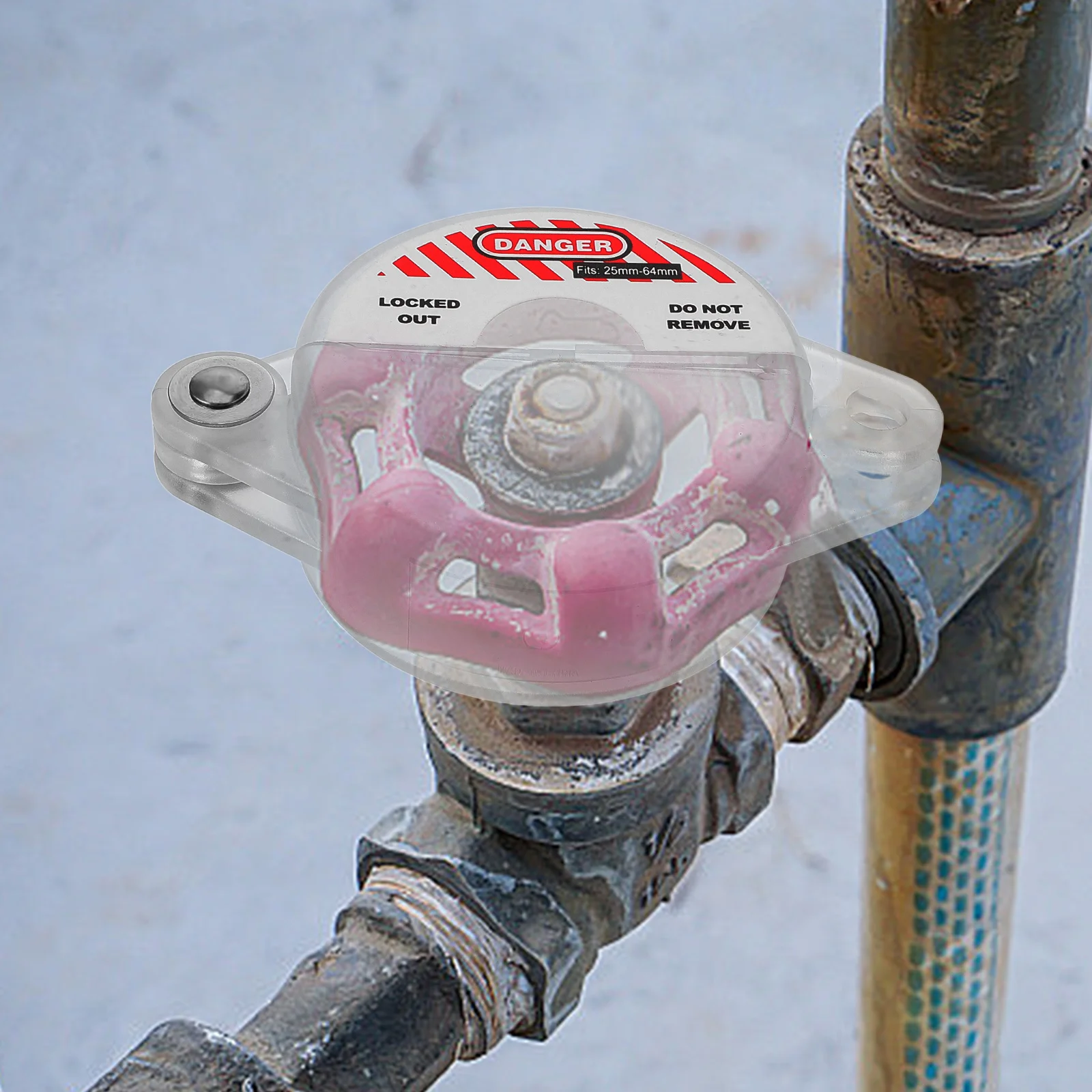 

Valve Lock Disc Type Locks for Gate Valves Water Spigot Faucet Outdoor Gas Equipment Maintenance Corrosion