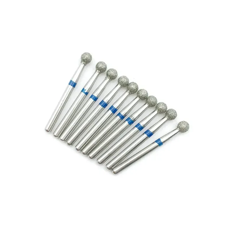 10 szt. Dental Laboratory wiertła diamentowe Drill FG 1.6mm Dia-Burs Drills for Medium