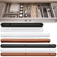 10PCS 180/235/298mm Plastic Drawer Track Two Track Bottom Support Wardrobe Guide Rail Slide Channel Keyboard Accessories