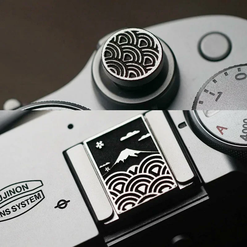 كاميرا معدنية غطاء الحذاء الساخن مصراع الإصدار زر ل Fujifilm XT5 XT20 100Vi 100V XT30 XT50 XM5 XPRO3 XE4 لايكا Q3 نيكون